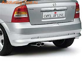 Бампер задний Opel Astra G