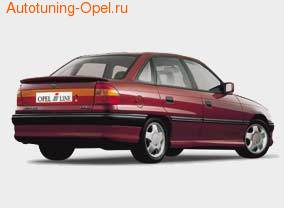 Накладка на бампер задний Opel Astra F
