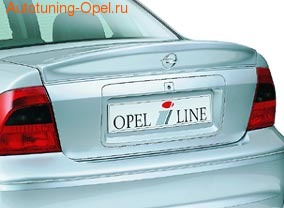 Накладка на бампер задний Opel Vectra B