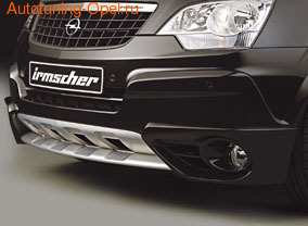 Накладка на бампер передний Opel Antara (дорестайлинг)
