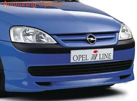 Накладка на бампер передний Opel Corsa C