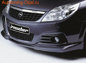 Накладка на бампер передний Opel Vectra C (рестайлинг)