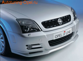 Накладка на бампер передний Opel Vectra C GTS