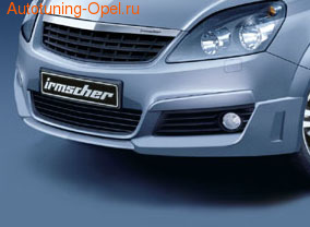 Накладка на бампер передний Opel Zafira B (дорестайлинг)