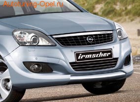 Накладка на бампер передний Opel Zafira B (рестайлинг)