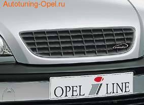Решетка радиатора Opel Zafira A в жемчужно-сером исполнении