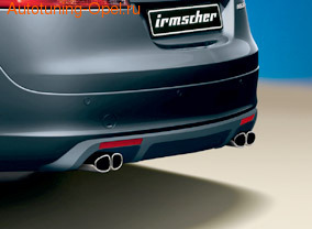 Глушитель Opel Insignia Sports Tourer на две стороны с четырьмя насадками к двигателям 2,8l Turbo