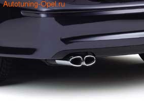 Глушитель со сдвоенной насадкой для Opel Vectra B (16V и V6)