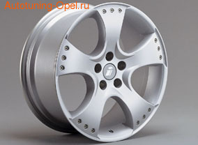 Диски литые R17 легкосплавные серебристые дизайн Sport Star-Design для Opel Astra H, Opel Vectra C, Opel Zafira B