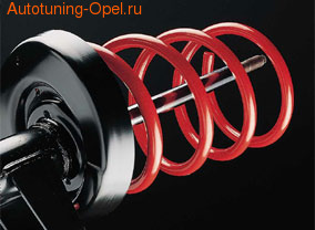 Комплект подвески Opel Astra H с занижением до 35 мм при нагрузке до 965-1060/860 кг