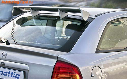 Спойлер на крышу Opel Astra G