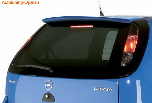Спойлер на крышу Opel Corsa C