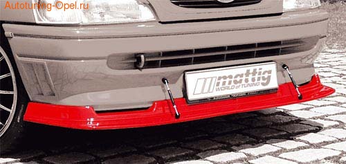 Накладка на бампер передний Opel Omega A (Тип B)