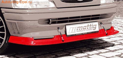 Накладка на бампер передний Opel Vectra A (Тип B)