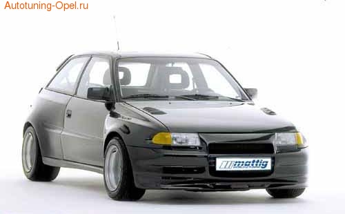 Бампер передний Opel Astra F в стиле Extrem