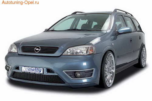 Бампер передний Opel Astra G