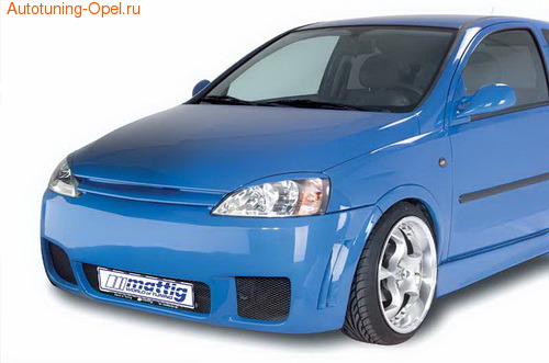 Бампер передний Opel Corsa C