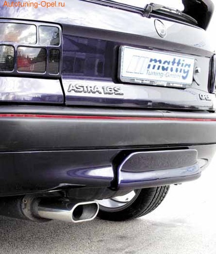 Диффузор в бампер задний Opel Astra F