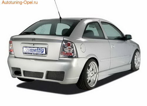 Бампер задний Opel Astra G