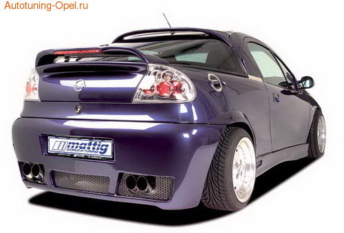Бампер задний Opel Tigra