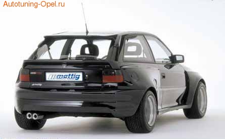 Спойлер задний Opel Astra F в стиле Extrem