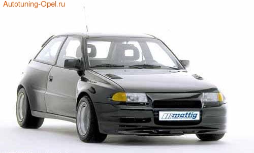 Пороги Opel Astra F в стиле Extrem