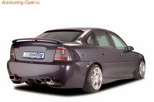 Спойлер задний Opel Vectra B с третьим дополнительным стоп-сигналом