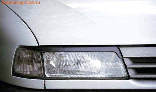 Реснички на фары Opel Vectra A