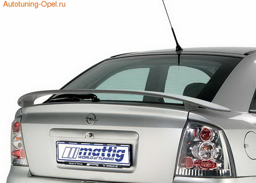 Спойлер задний Opel Astra G