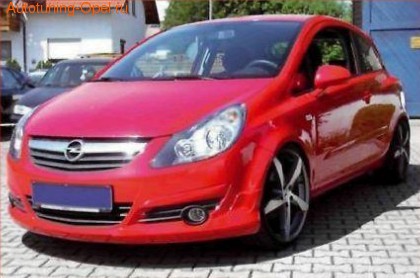 Накладка на бампер передний Opel Corsa D