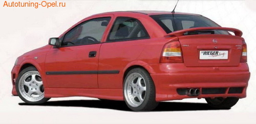 Спойлер задний Opel Astra G