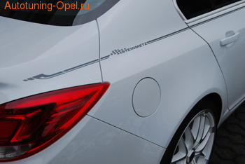 Полоса дизайнерская Opel Astra H, Opel Astra J, Opel Corsa D, Opel Insignia, Opel Meriva A, Opel Zafira B, Тип II в цвете антрацит