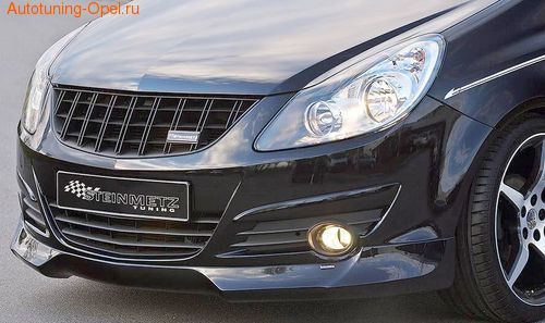 Решетка радиатора Opel Corsa D (дорестайлинг)
