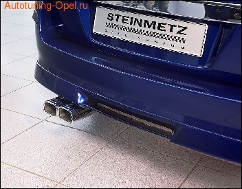 Глушитель Opel Tigra со сдвоенной насадкой к моторам 1,4, 1,6, 1,8, 1,7 CDTI, 1.9 CDTI и 2.0 Turbo (125 kW)