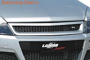Решетка радиатора Opel Astra H в стиле GS/R