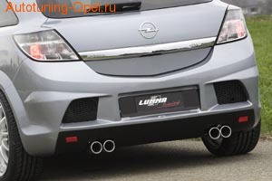 Бампер задний Opel Astra H в стиле GTC/R