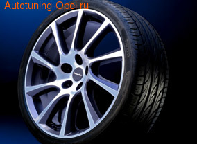 Шины летние Vredestein Sessanta 245 / 35 R20 95Y с литыми дисками Irmsher в стиле Turbo-Star Design 8 x 20 ET 45 для Opel Insignia