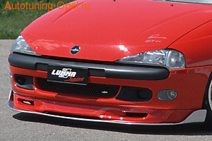 Накладка на бампер передний Opel Tigra в стиле GT/F1 Тип ``A``
