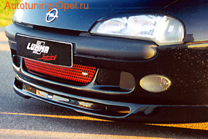 Накладка на бампер передний Opel Tigra в стиле GT/F1 Тип ``B``