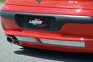 Сетка в бампер Opel Tigra в стиле GT/F1 алюминиевая