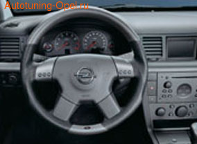 Руль для Opel Vectra C в стиле Granit-Look с кожаными вставками