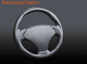 Руль для Opel Astra G, Opel Corsa C, Opel Tigra спортивный кожаный