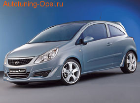 Руль для Opel Corsa D в черной коже