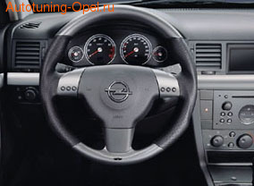 Руль для Opel Vectra C в стиле Platin-Look с кожаными вставками