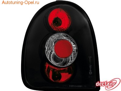 Фонари задние Opel Corsa B черные