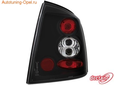 Фонари задние Opel Astra G черные
