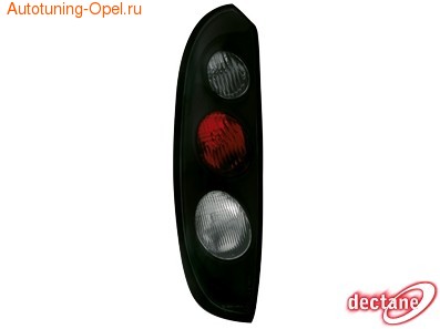 Фонари задние Opel Corsa C черные
