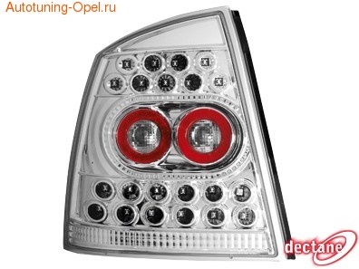 Фонари задние Opel Astra G прозрачные LED (светодиодные)