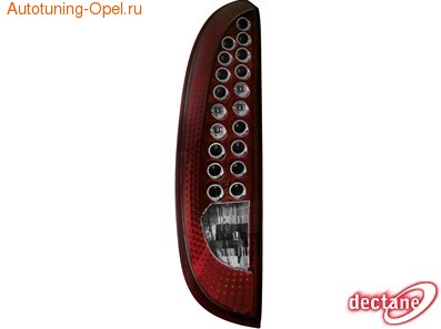 Фонари задние Opel Corsa C красные LED (светодиодные)