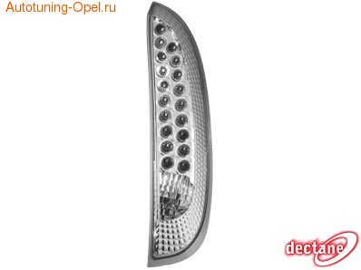 Фонари задние Opel Corsa C прозрачные LED (светодиодные)